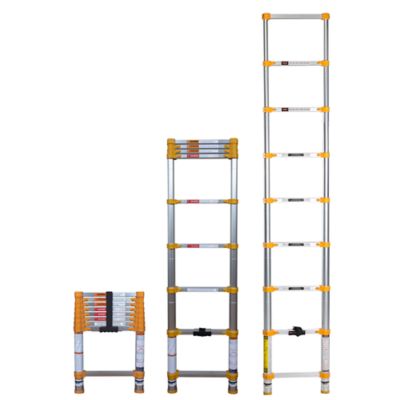 Xtend & Climb 8.5 FT. Aluminum Telescoping Extension Ladder (12.5 FT. Reach Height), 250 lbs. Load Capacity Type 1 Duty Rating