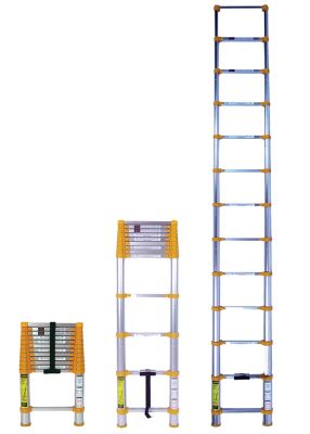Xtend & Climb 12.5-16.5ft. Aluminum Telescoping Extension Ladder, 250 lbs. Load Capacity Type 1 Duty Rating, 770P+