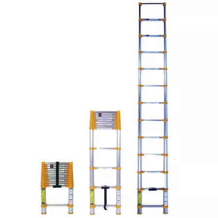 Xtend & Climb Aluminum Telescoping Extension Ladder 12.5 ft Capacity 250 lb Capacity ANSI Type I Extension Ladders