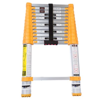 Image showing  12.5 ft. 250 lb. Capacity Telescoping Aluminum Extension Ladder, ANSI Type I