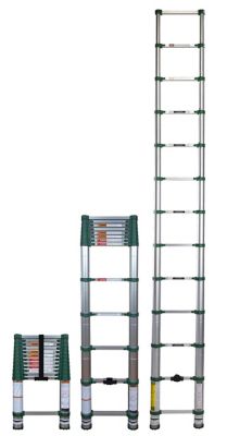 Xtend & Climb 12.5 FT. Aluminum Telescoping Extension Ladder (16.5 FT. Reach Height), 300 lbs. Load Capacity Type 1A Duty Rating