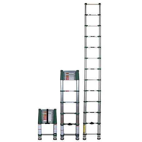 Xtend & Climb 12.5 FT. Aluminum Telescoping Extension Ladder (16.5 FT. Reach Height), 300 lbs. Load Capacity Type 1A Duty Rating