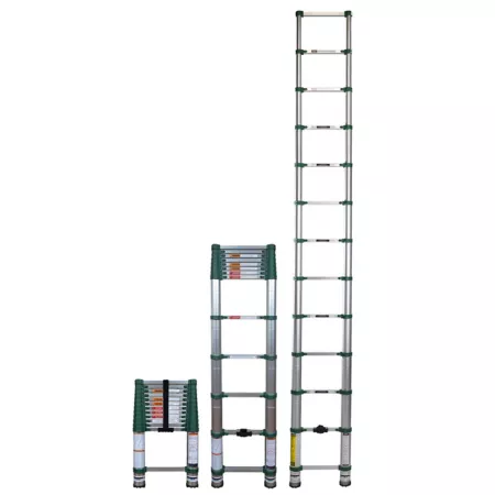 Xtend & Climb Aluminum Telescoping Extension Ladder 12.5 ft Capacity 300 lb Capacity ANSI Type IA Service Rating Step Ladders