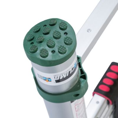 Image showing 10 th Xtend & Climb 12.5 ft. 300 lb. Capacity Aluminum Telescoping Extension Ladder, ANSI Type IA Duty Rating