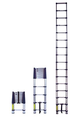 Xtend & Climb 15.5 FT. Aluminum Telescoping Extension Ladder (19.5 FT. Reach Height), 250 lbs. Load Capacity Type 1 Duty Rating