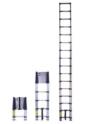 Xtend & Climb 15.5 ft. 250 lb. Capacity Telescoping Aluminum Extension Ladder, ANSI Type I