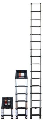 Xtend & Climb 15.5 ft. Telescoping Aluminum Extension Ladder (19.5), 300 lbs. Load Capacity ANSI Type IA Duty Rating, CS155+/300