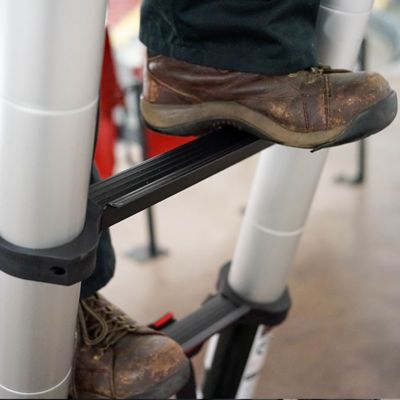 Image showing  15.5 ft. 300 lb. Capacity Telescoping Aluminum Extension Ladder, ANSI Type IA