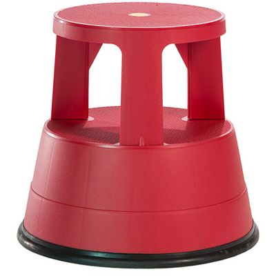 Xtend & Climb 2-Step Red Plastic Step Stool with 300 lbs. Load Capacity ANSI Type IA Duty Rating