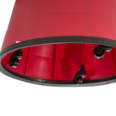 Image showing  2-Step Red Plastic Step Stool with 300 lbs. Load Capacity ANSI Type IA Duty Rating