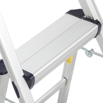 Image showing  225 lb. Capacity Ultra Lightweight Aluminum Foldable 2-Step Stool, ANSI II