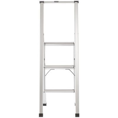 Image showing  250 lb. Capacity Aluminum Slimline 3-Step Stool with Handle, ANSI Type I