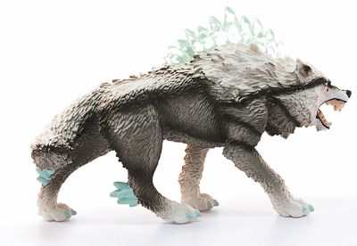 SCHLEICH Eldrador Snow Wolf Toy Figure 42452 