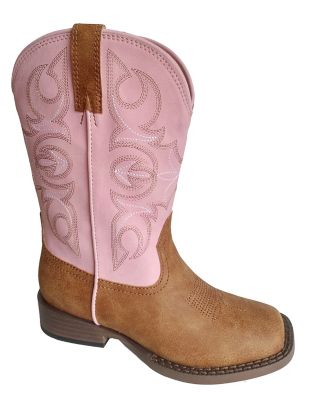 western boots pink