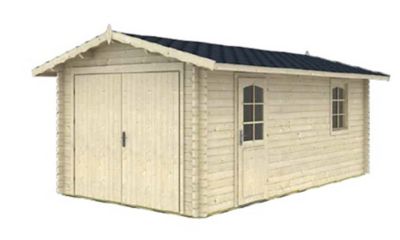 Hud-1 EZ Buildings 6 ft. x 8 ft. Garage DIY Building Kit