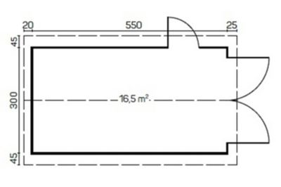 Image showing  6 ft. x 8 ft. Garage DIY Building Kit