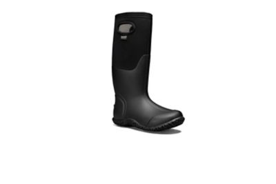 Bogs Women's Mesa Solid Waterproof Rain Boots, Black