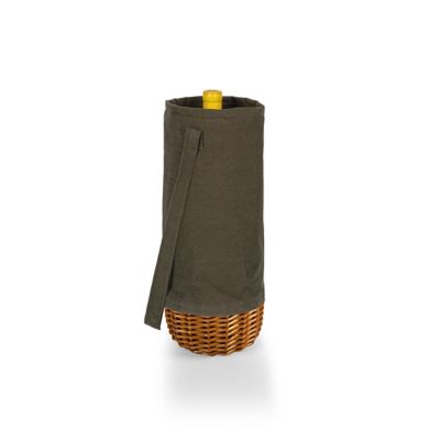 Image showing  Malbec Insulated Canvas and Willow Wine Bottle Basket