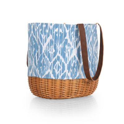 Image showing  Coronado Canvas and Willow Basket Tote