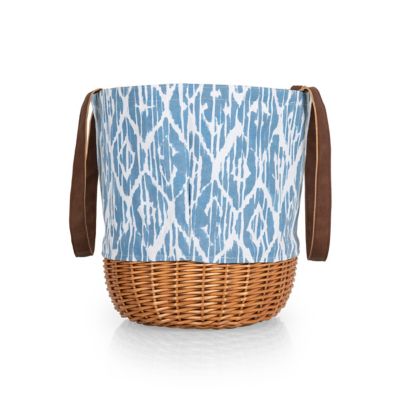 Image showing  Coronado Canvas and Willow Basket Tote