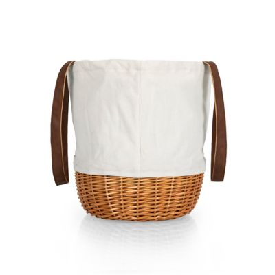 Image showing  Coronado Canvas and Willow Basket Tote
