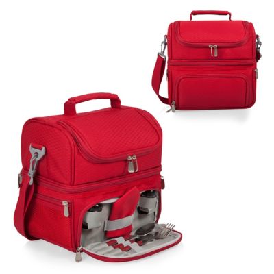 Image showing 6 th Oniva 8-Can Pranzo Personal Insulated Lunch Cooler Bag, 11 in. x 7.5 in. x 12 in.