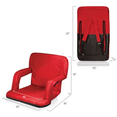 Image showing 6 th Oniva Ventura Portable Reclining Stadium Seat