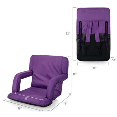 Image showing 8 th Oniva Ventura Portable Reclining Stadium Seat