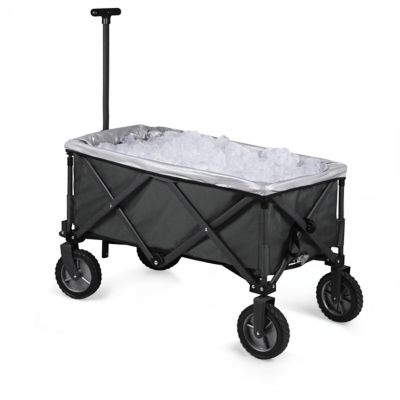 Image showing 5 th Oniva 60-Can Adventure Wagon Elite Portable Utility Wagon with Table and Liner
