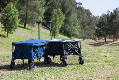 Image showing 6 th Oniva 60-Can Adventure Wagon Elite Portable Utility Wagon with Table and Liner
