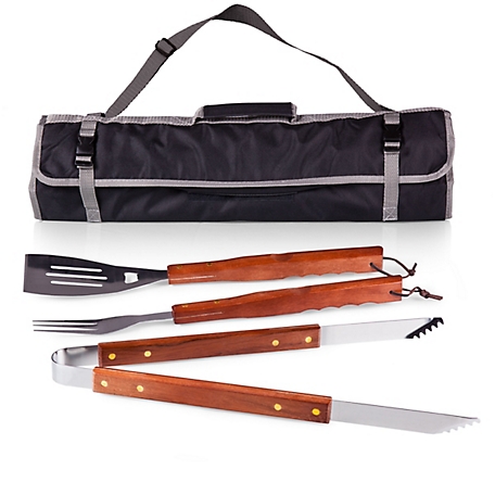 Oniva 3-Piece BBQ Tote and Grill Set