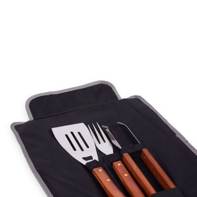 Image showing 5 th Oniva 3-Piece BBQ Tote and Grill Set