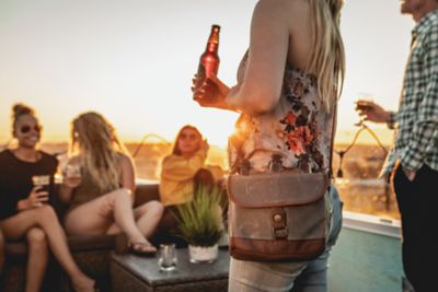 Image showing 9 th Legacy Beer Caddy Cooler Tote with Opener