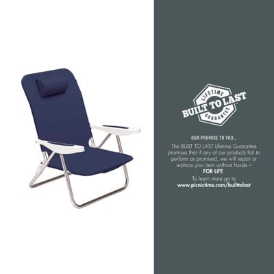 Image showing 5 th Oniva Monaco Reclining Beach Backpack Chair