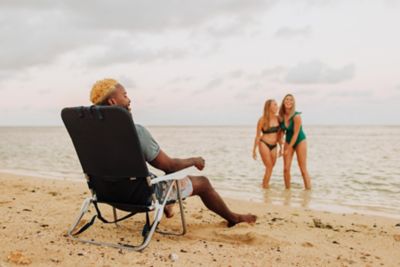 Image showing 8 th Oniva Monaco Reclining Beach Backpack Chair