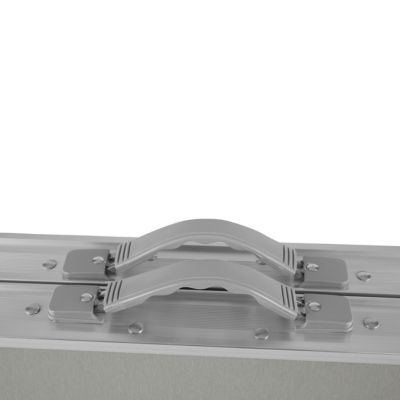 Image showing 9 th Oniva Aluminum Portable Picnic Table with Seats