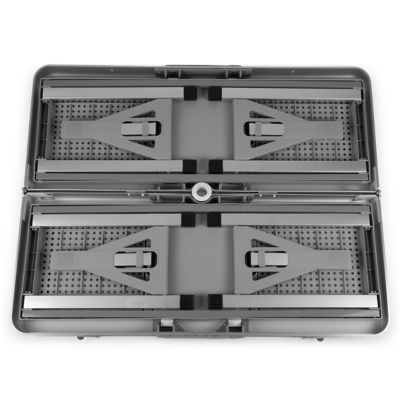Image showing 11 th Oniva Aluminum Portable Picnic Table with Seats