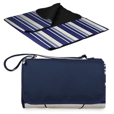 Picnic Time XL Blanket Tote Blue