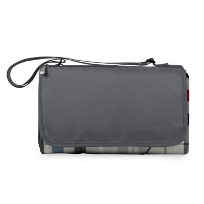Image showing  Blanket Tote XL Outdoor Picnic Blanket, 70 x 80in., Gray/Blue/Red