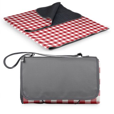 Oniva Blanket Tote XL Outdoor Picnic Blanket, Red/White