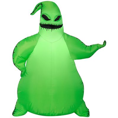 Gemmy 42.13 in. Airblown Green Oogie Boogie Inflatable Halloween Decoration, Self-Inflates