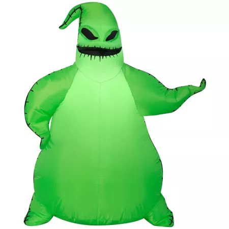 Gemmy 42.13" Green Airblown Oogie Boogie Inflatable Halloween Decoration Self-Inflating Halloween Inflatables