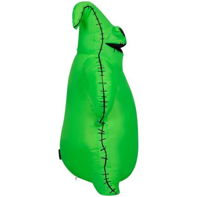 Image showing  42.13 in. Airblown Green Oogie Boogie Inflatable Halloween Decoration, Self-Inflates