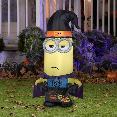 Image showing  Airblown Minion Kevin as Witch Inflatable, Self-Inflates