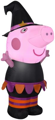 Gemmy Airblown Halloween Peppa Pig Inflatable, Self-Inflates
