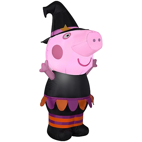Gemmy Airblown Halloween Peppa Pig Inflatable, Self-Inflates