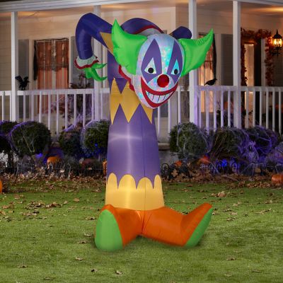 Image showing  Airblown Projection Inflatable Kaleidoscope Clown Decoration, Self-Inflates, Lights Up