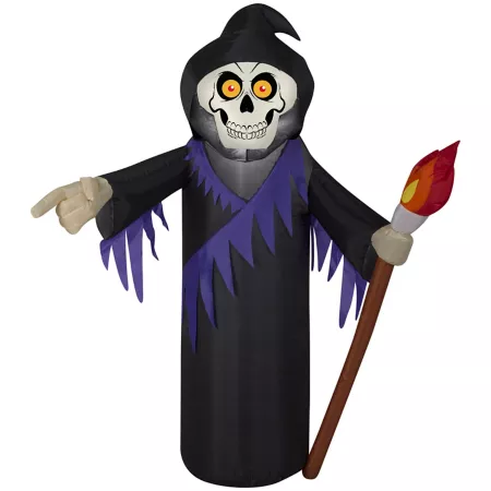 Gemmy Airblown Reaper inflatable self-inflating Halloween Inflatables