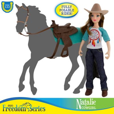 Image showing  5 pc. Classics Freedom Series Natalie Cowgirl Doll Set, 1/12 Scale