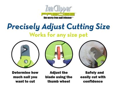 Image showing  Precise Adjustable Dog Nail Clipper with Stainless Steel Blades